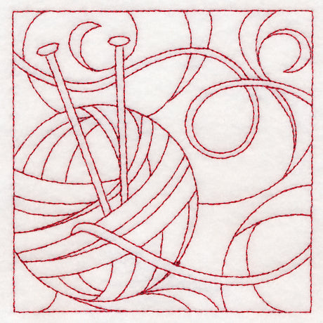 Crafty Quilting - Knitting (Double Run)