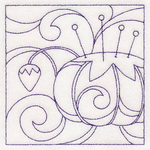 Crafty Quilting - Pincushion (Double Run)