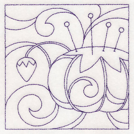 Crafty Quilting - Pincushion (Double Run)