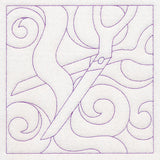 Crafty Quilting - Scissors (Double Run)