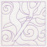 Crafty Quilting - Scissors (Double Run)