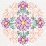 Fancy Floral Medallion - Daisy