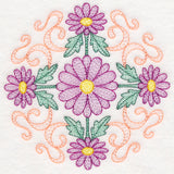 Fancy Floral Medallion - Daisy
