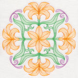 Fancy Floral Medallion - Lily