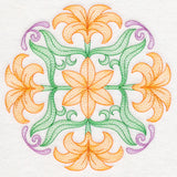 Fancy Floral Medallion - Lily