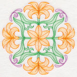 Fancy Floral Medallion - Lily