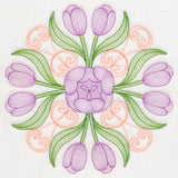 Fancy Floral Medallion - Tulip