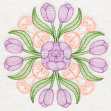 Fancy Floral Medallion - Tulip