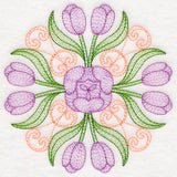 Fancy Floral Medallion - Tulip
