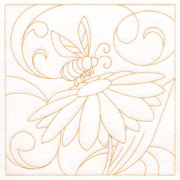 Spring Quilting - Bumblebee (Double Run)
