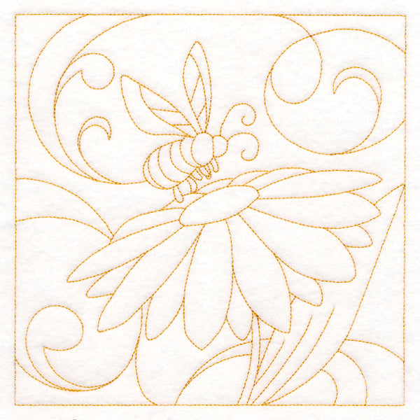 Spring Quilting - Bumblebee (Double Run)