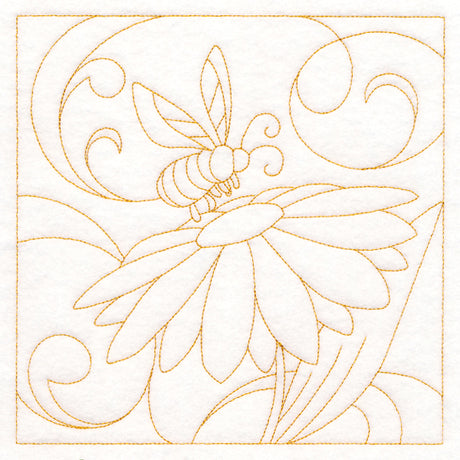 Spring Quilting - Bumblebee (Double Run)