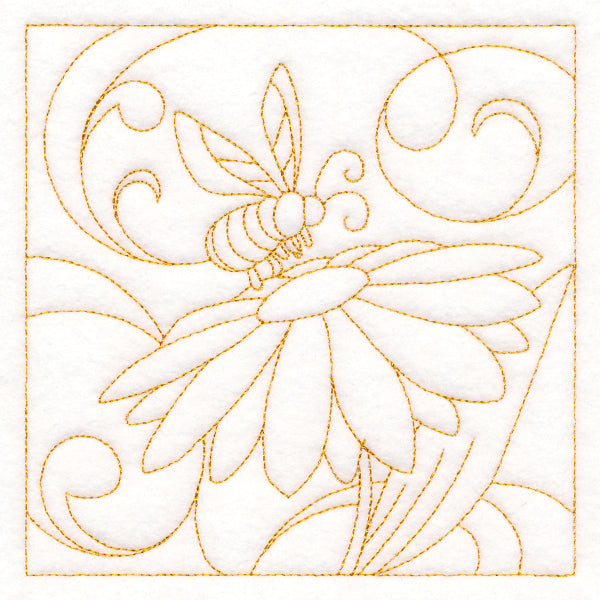 Spring Quilting - Bumblebee (Double Run)