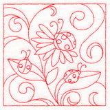 Spring Quilting - Ladybugs (Double Run)