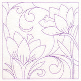 Spring Quilting - Crocuses (Double Run)