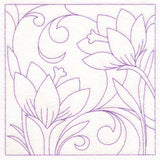 Spring Quilting - Crocuses (Double Run)