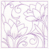 Spring Quilting - Crocuses (Double Run)