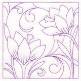 Spring Quilting - Crocuses (Double Run)