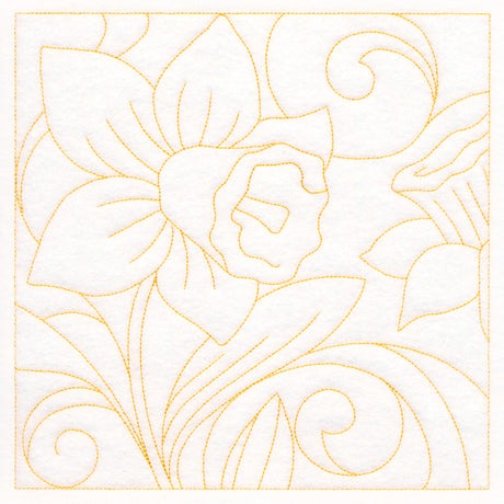 Spring Quilting - Daffodil (Double Run)