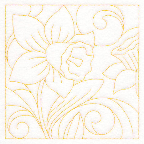 Spring Quilting - Daffodil (Double Run)