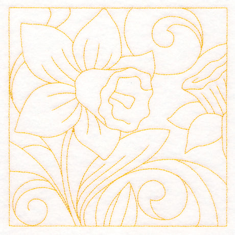 Spring Quilting - Daffodil (Double Run)