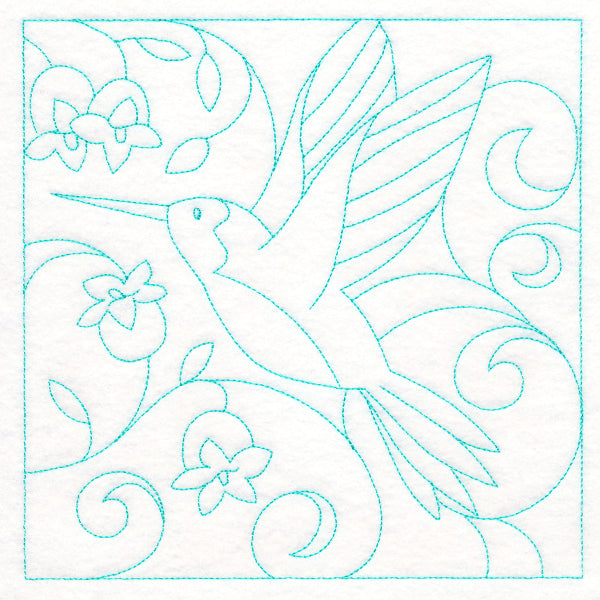 Spring Quilting - Hummingbird (Double Run)
