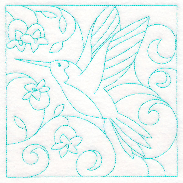 Spring Quilting - Hummingbird (Double Run)