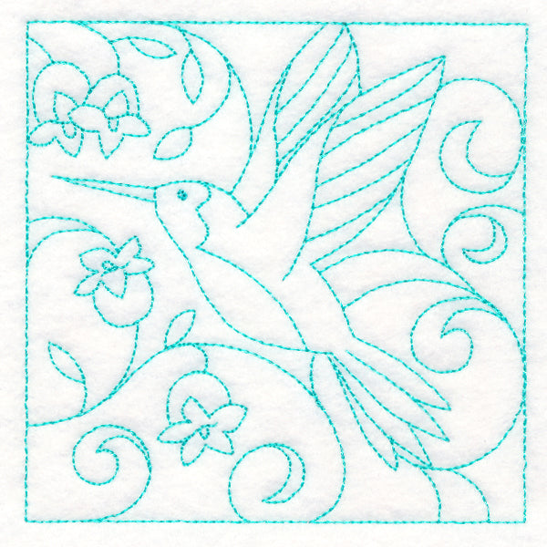 Spring Quilting - Hummingbird (Double Run)
