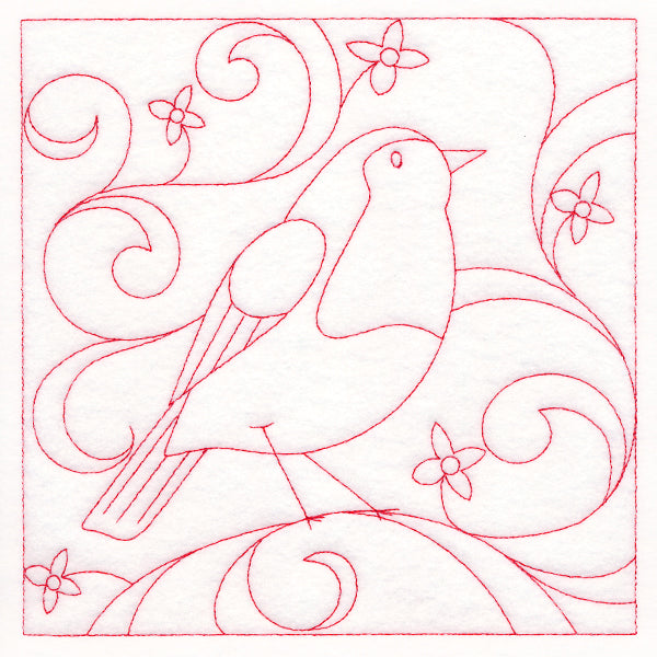 Spring Quilting - Robin (Double Run)