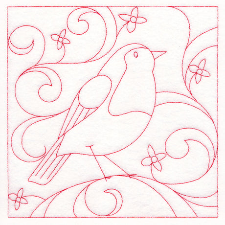 Spring Quilting - Robin (Double Run)
