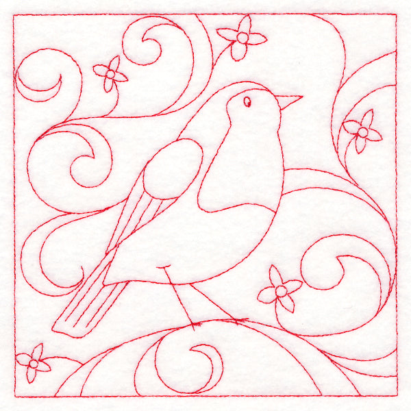 Spring Quilting - Robin (Double Run)