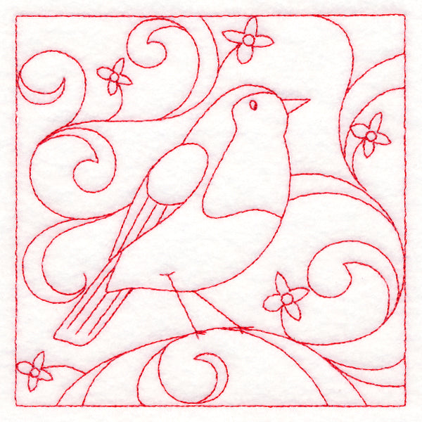 Spring Quilting - Robin (Double Run)