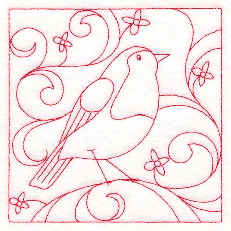 Spring Quilting - Robin (Double Run)