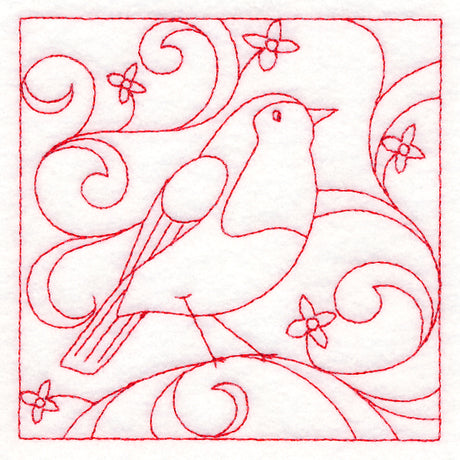 Spring Quilting - Robin (Double Run)