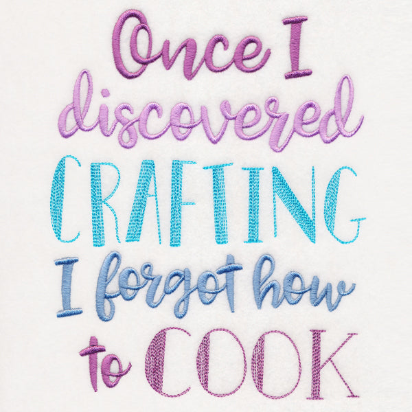 Once I Discovered Crafting I Forgot How to Cook