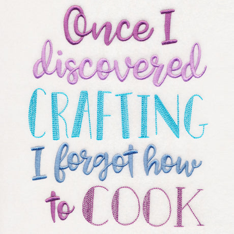 Once I Discovered Crafting I Forgot How to Cook
