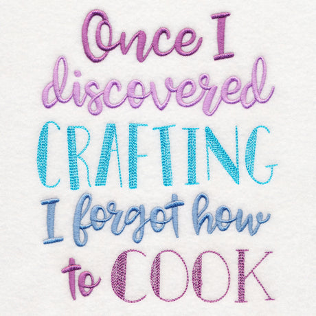 Once I Discovered Crafting I Forgot How to Cook