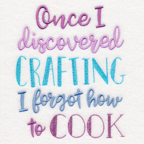 Once I Discovered Crafting I Forgot How to Cook