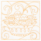 Easter Quilting - Basket (Double Run)