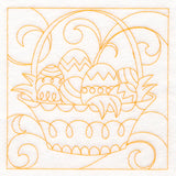 Easter Quilting - Basket (Double Run)