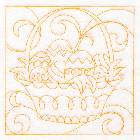 Easter Quilting - Basket (Double Run)