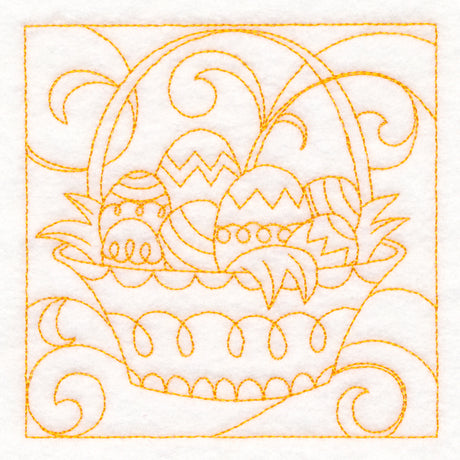Easter Quilting - Basket (Double Run)