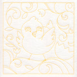 Easter Quilting - Chick (Double Run)