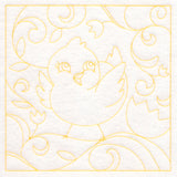 Easter Quilting - Chick (Double Run)