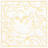 Easter Quilting - Chick (Double Run)