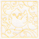 Easter Quilting - Chick (Double Run)