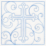 Easter Quilting - Cross (Double Run)