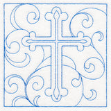 Easter Quilting - Cross (Double Run)
