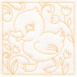 Easter Quilting - Duckling (Double Run)