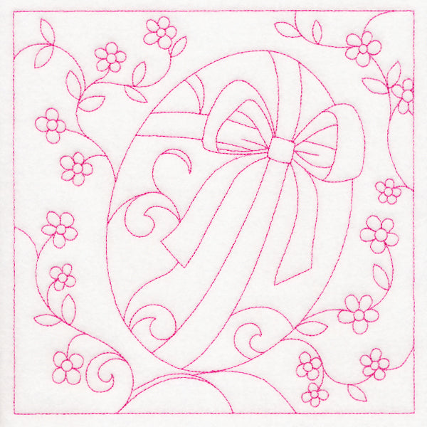 Easter Quilting - Egg (Double Run)